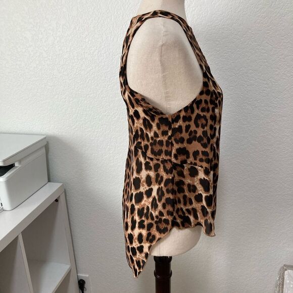 Eleven 22 leopard print high neck blouse-Small - Picture 3 of 7